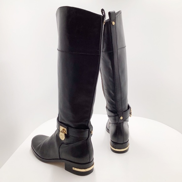 {Michael Kors}  Padlock / Gold tone heel trim band - Picture 7 of 8